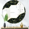Coupon 🔔 Silver Orchid Borella 'Capital Gold Sleek Printed Round Wall Mirror 🔥