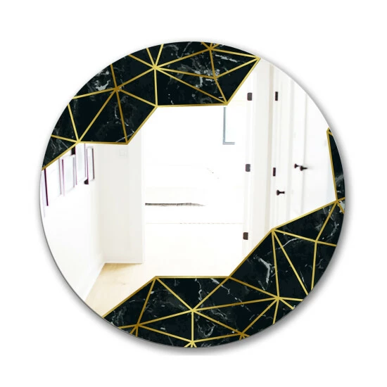 Coupon ๐ Silver Orchid Borella 'Capital Gold Sleek Printed Round Wall Mirror ๐ฅ - Image 6