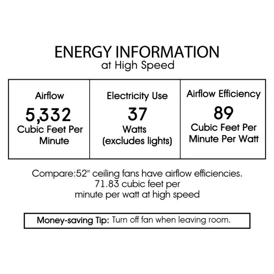 Best Pirce 𧨠Silver Orchid Vidor Silver 52-inch 5-Blade Ceiling Fan âď¸ - Image 7