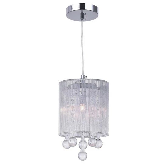 New ๐ Silver Orchid Howell Chrome 1-light Mini Pendant ๐ฏ