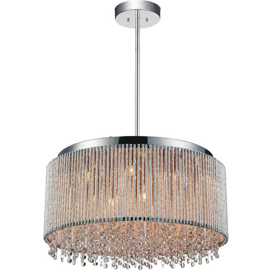 New ๐งจ Silver Orchid Bowen 14-light Chrome Chandelier ๐คฉ