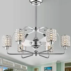 Budget 😍 Silver Orchid Padin Pull-chain Ceiling Fan 🔔