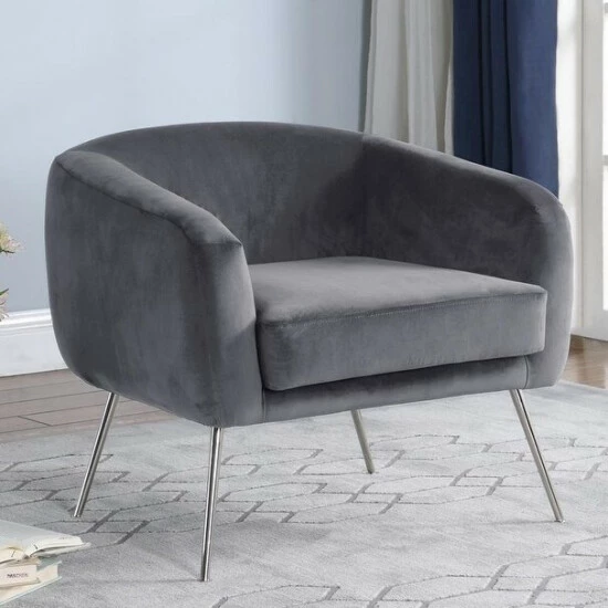 Outlet đ Silver Orchid Carter Upholstered Accent Chair 630 (pink) đ