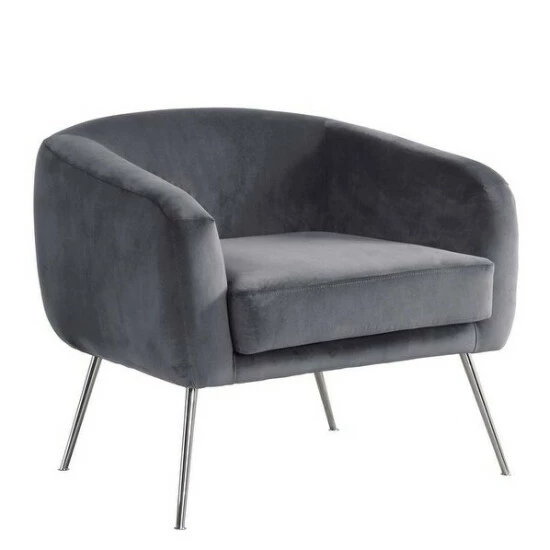 Outlet đ Silver Orchid Carter Upholstered Accent Chair 630 (pink) đ - Image 2