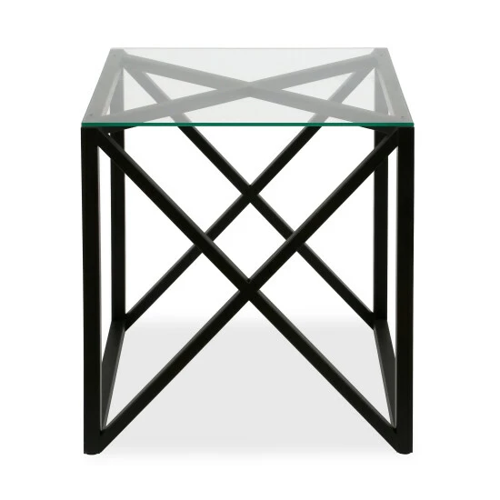 Cheap 𼰠Silver Orchid Stifter X-base Metal/ Glass Side Table âď¸ 4 Cheap 𼰠Silver Orchid Stifter X-base Metal/ Glass Side Table âď¸ - Image 2