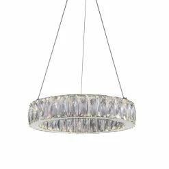 Cheap 🌟 Silver Orchid Conklin LED Drum Chandelier With Chrome Finish 🛒