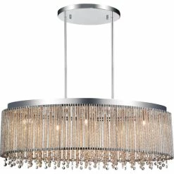 Hot Sale ⭐ Silver Orchid Bowen 5-light Chrome Chandelier 🔔