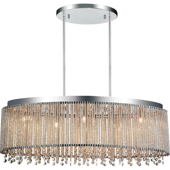 Hot Sale â Silver Orchid Bowen 5-light Chrome Chandelier đ