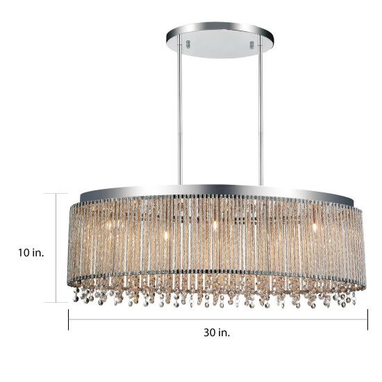 Hot Sale â Silver Orchid Bowen 5-light Chrome Chandelier đ - Image 2