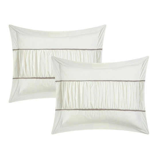 Budget đĽ Silver Orchid Monroe Beige 10-piece Bed In A Bag With Sheet Set đ - Image 3