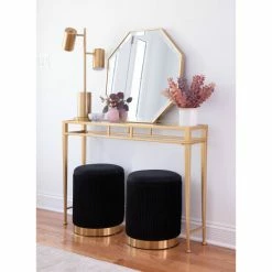 Best deal ⌛ Silver Orchid Corday Contemporary Pleated Nesting Ottoman Set Black 🌟 -Silver Orchid Shop unnamed file 47