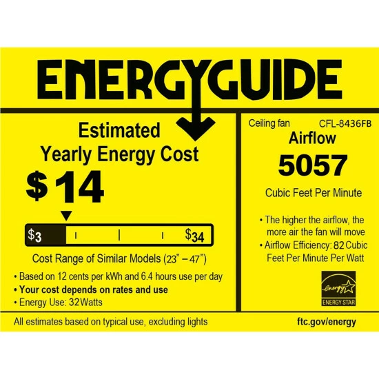 Promo đ Silver Orchid Porten Black 26-inch 3-Blade Ceiling Fan With Metal Drum Shade đ - Image 5