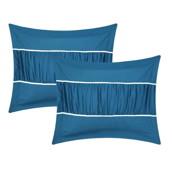 Best reviews of đ Silver Orchid Monroe Blue 10-piece Bed In A Bag With Sheet Set â¤ď¸ - Image 3