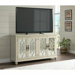 Outlet 😀 Silver Orchid O'Neil 63-inch TV Stand Antique Black ⭐