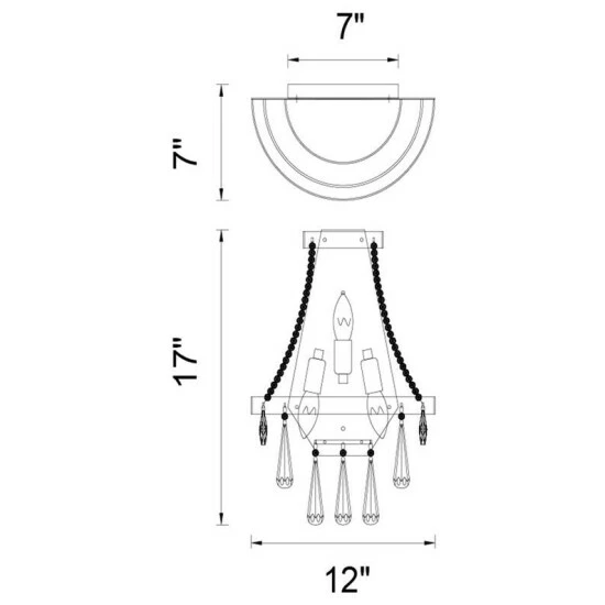 Flash Sale â Silver Orchid Kersten Chrome 3-light Wall Sconce đ€© - Image 2