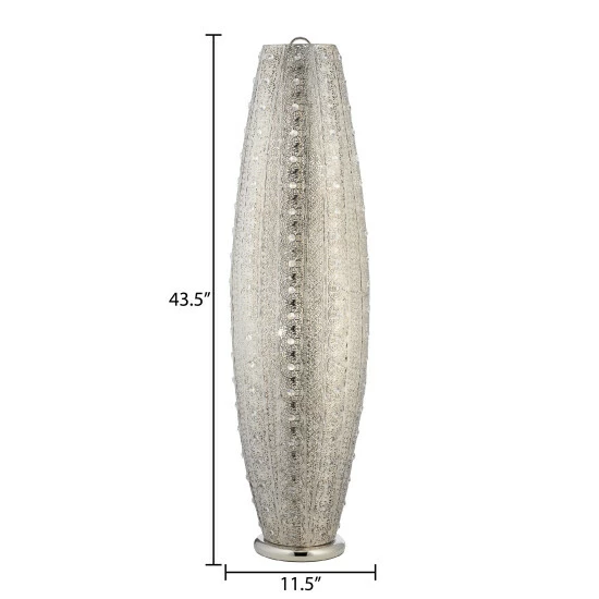 Hot Sale đ Silver Orchid Brielle 43.5-inch 2-light Floor Lamp â¤ď¸ - Image 5