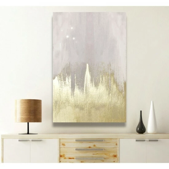 Best deal โญ Silver Orchid Oliver Gal 'Offwhite Starry Night' Canvas Art ๐
