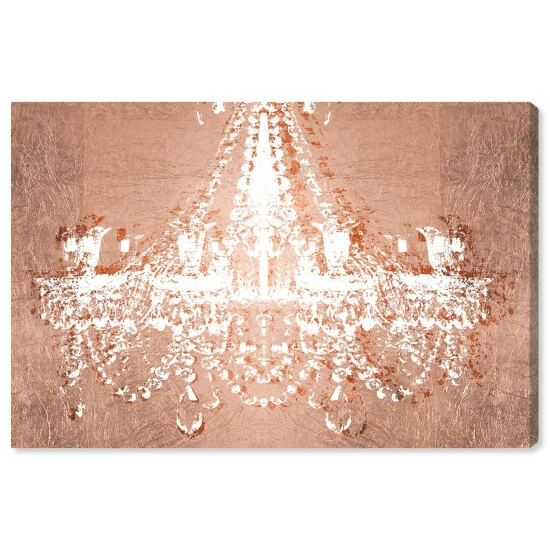 Flash Sale ๐ Silver Orchid 'Dramatic Entrance Rose' Fashion And Glam Wall Art Canvas Print ๐งจ - Image 2