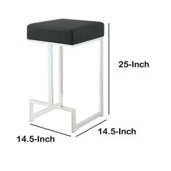 Outlet 😍 Silver Orchid Dennes Metal Counter Height Stool, Black ⭐ -Silver Orchid Shop unnamed file 4904