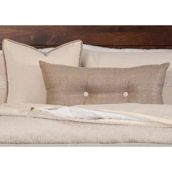 Flash Sale ✔️ Silver Orchid Monroe Sparkly Woven 6-piece Duvet Cover Set With Insert Pearl ⭐ - Image 3