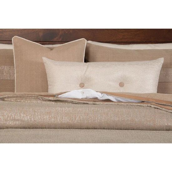 Flash Sale ✔️ Silver Orchid Monroe Sparkly Woven 6-piece Duvet Cover Set With Insert Pearl ⭐ - Image 5