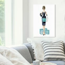 Hot Sale 😍 Silver Orchid 'Diamond Breakfast Shopping' Wall Art Canvas Print 🔔