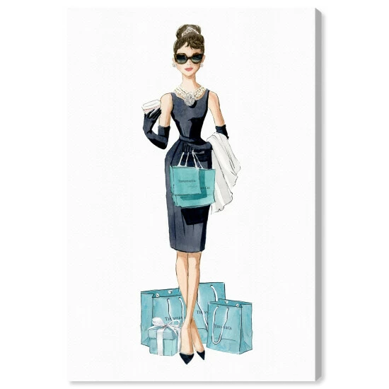 Hot Sale đ Silver Orchid 'Diamond Breakfast Shopping' Wall Art Canvas Print đ - Image 2