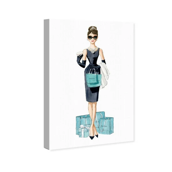 Hot Sale đ Silver Orchid 'Diamond Breakfast Shopping' Wall Art Canvas Print đ - Image 3