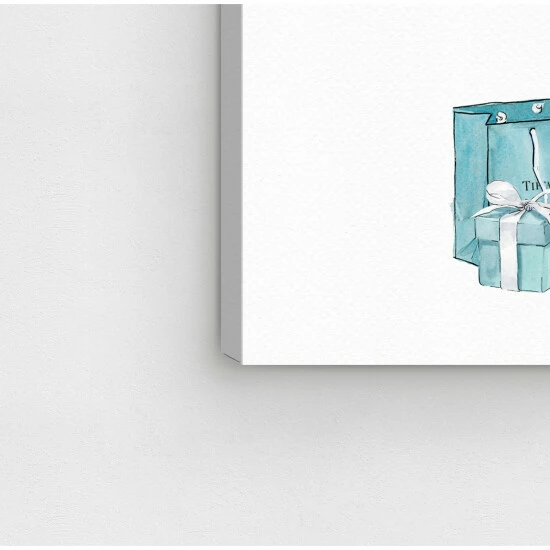 Hot Sale đ Silver Orchid 'Diamond Breakfast Shopping' Wall Art Canvas Print đ - Image 4