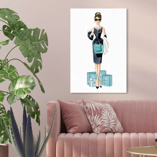 Hot Sale đ Silver Orchid 'Diamond Breakfast Shopping' Wall Art Canvas Print đ - Image 8