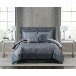 Deals 👏 Silver Orchid Sym 7-piece Comforter Set 🤩