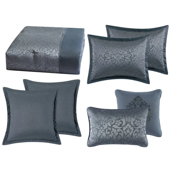 Deals ๐ Silver Orchid Sym 7-piece Comforter Set ๐คฉ - Image 2