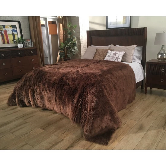 Cheap ๐ Silver Orchid Alden Plush Faux Sheepskin Luxury Bedspread ๐ - Image 6