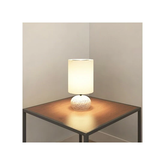 Hot Sale ๐ Silver Orchid Gaynor 12-inch Mercury Glass Accent Lamps With Beige Linen Drum Shade (Pack Of 2) ๐ - Image 2