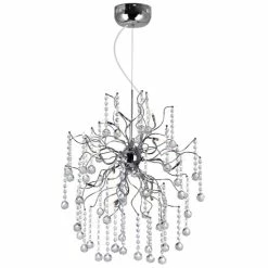 Budget 👍 Silver Orchid Feyder Chrome 20-light Chandelier 😍
