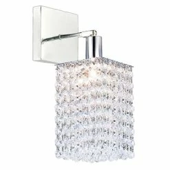 Outlet 🌟 Silver Orchid Lloyd Chrome 1-light Wall Sconce 😀