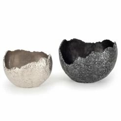 Best reviews of ❤️ Silver Orchid Luts Metal Bowls - 16 X 13 X 11 🥰
