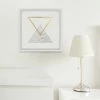 Budget 🔔 Silver Orchid The Aether Triangle' Framed Painting Print 🎉