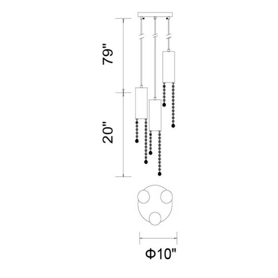 Top 10 ⌛ Silver Orchid Burch 3-light Mini Pendant With Chrome Finish ✨ - Image 2