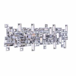 Hot Sale 😉 Silver Orchid Bunny 6-light Wall Sconce With Chrome Finish 🧨