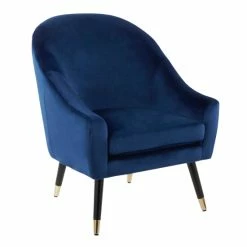 Wholesale 👍 Silver Orchid White Velvet Upholstered Accent Chair Teal 👏