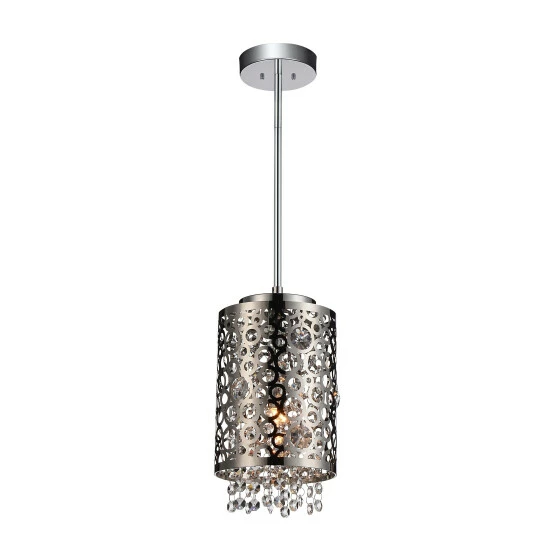 Best Pirce ๐ Silver Orchid Bracken 1-light Mini Pendant With Chrome Finish ๐ 3 Best Pirce ๐ Silver Orchid Bracken 1-light Mini Pendant With Chrome Finish ๐