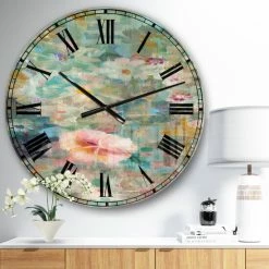 Cheap 😍 Silver Orchid Fonteney Cabin & Lodge Oversized Metal Clock 🧨