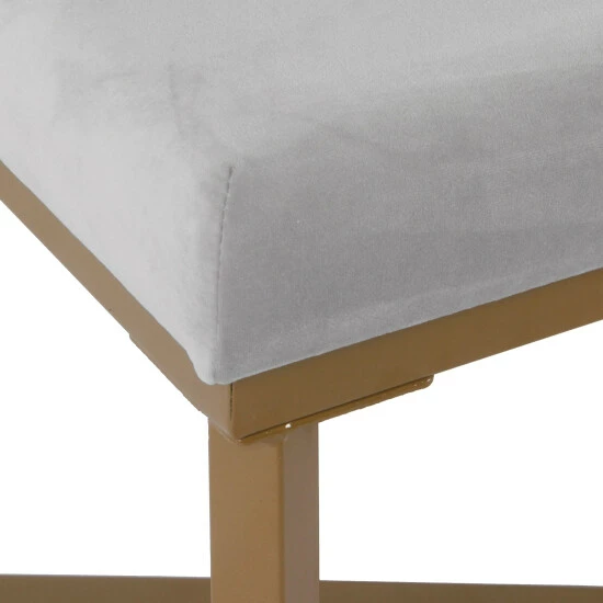 Cheapest 🤩 Silver Orchid Sid Velvet Tufted Ottoman ⭐ 6 Cheapest 🤩 Silver Orchid Sid Velvet Tufted Ottoman ⭐ - Image 4