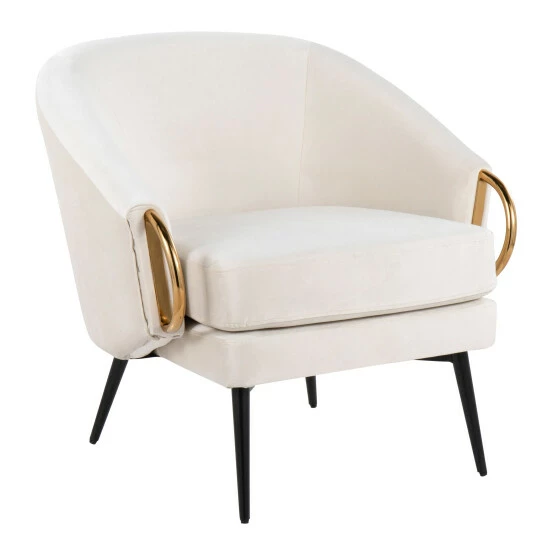 Wholesale ๐ Silver Orchid Battista Accent Chair ๐ - Image 2
