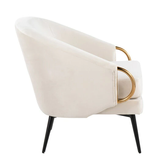 Wholesale ๐ Silver Orchid Battista Accent Chair ๐ - Image 6