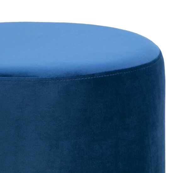 Top 10 ๐ Silver Orchid Corday Large Velvet Round Footstool Ottoman โ - Image 3