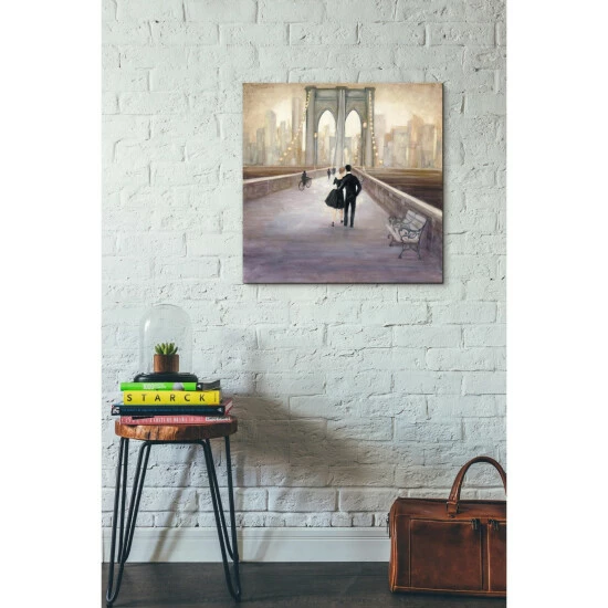 Wholesale 𤊠Silver Orchid 'Bridge To NY By Julia Purinton Giclee Canvas đ - Image 2