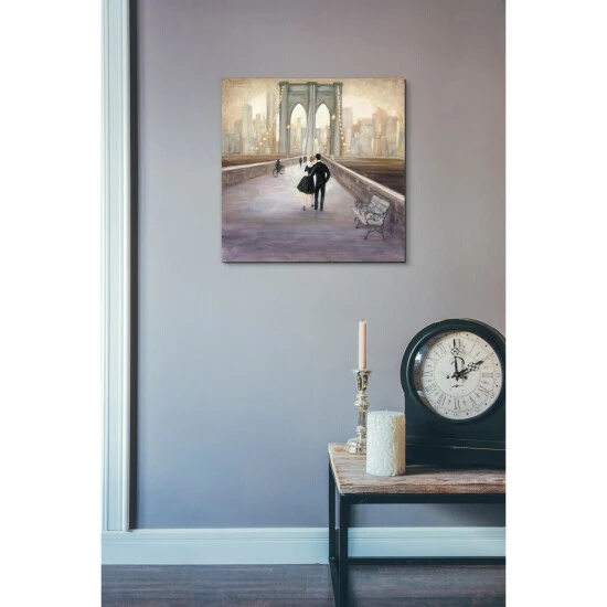 Wholesale 𤊠Silver Orchid 'Bridge To NY By Julia Purinton Giclee Canvas đ - Image 3