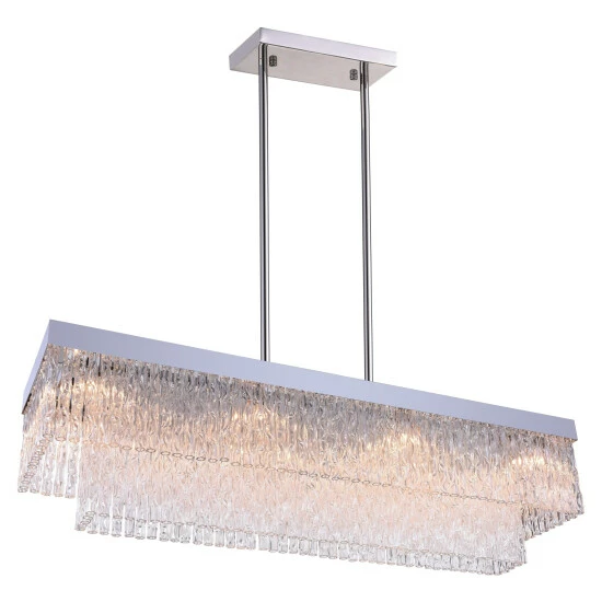 Cheapest ⭐ Silver Orchid Chaplin 10-light Linear Chandelier With Chrome Finish 🥰 3 Cheapest ⭐ Silver Orchid Chaplin 10-light Linear Chandelier With Chrome Finish 🥰
